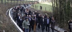 Ampliar foto: Aragn y Aquitania reafirman su apoyo a la reapertura de la lnea ferroviaria internacional Pau-Canfranc-Jaca
