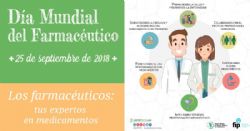 Ampliar foto:  Casi 1800 farmacuticos aragoneses colegiados conmemoran el 25 de septiembre el Da Mundial del Farmacutico