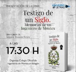 Ampliar foto: Presentacin del libro de memorias del gran Ingeniero de Montes aragons Antonio Monzn Perala
