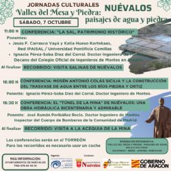 Ampliar foto: Jornadas Culturales Valles del Mesa y Piedra: paisaje de agua, roca e historia. 