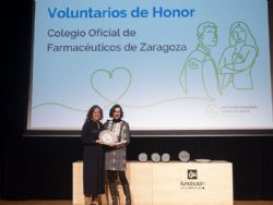 Ampliar foto: El Colegio Oficial de Farmacuticos de Zaragoza, reconocido como Voluntario de Honor por la Asociacin Espaola contra el Cncer